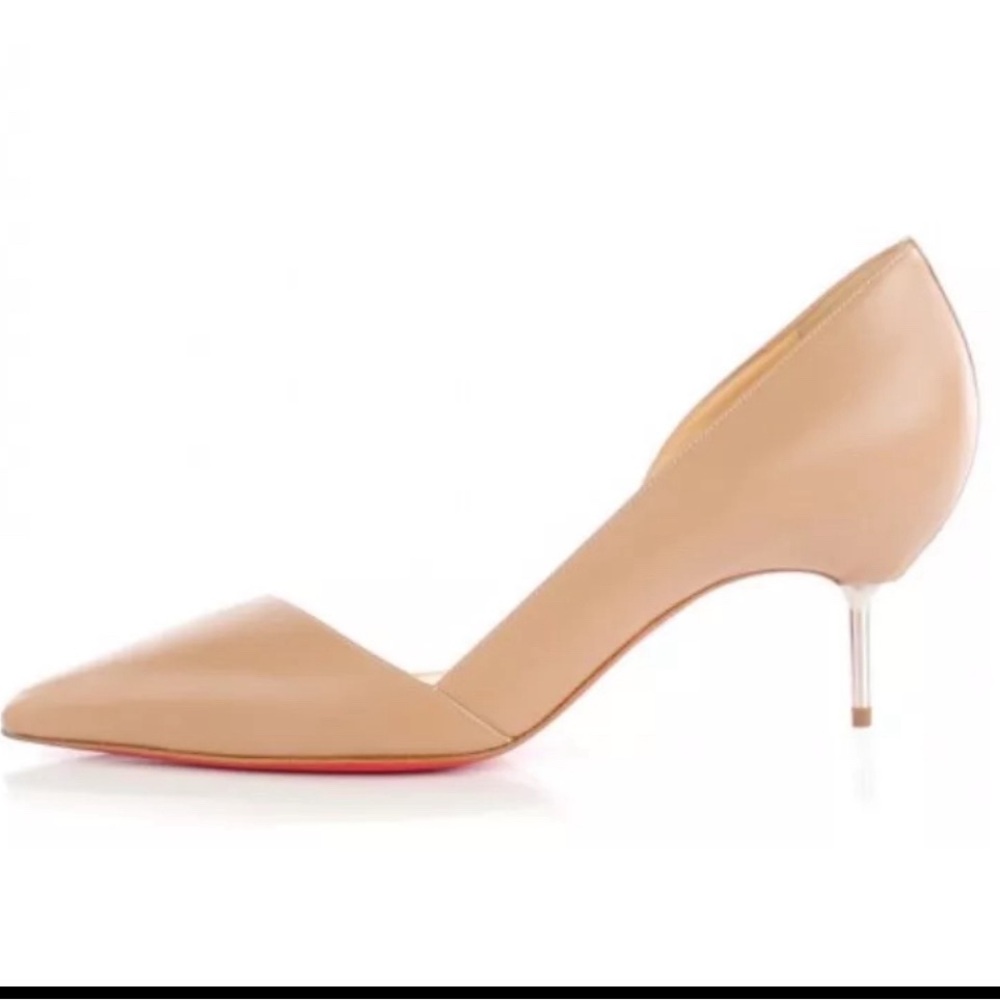 LOUBOUTIN NEWTON D'Orsey Nude Size 40.5!!!!